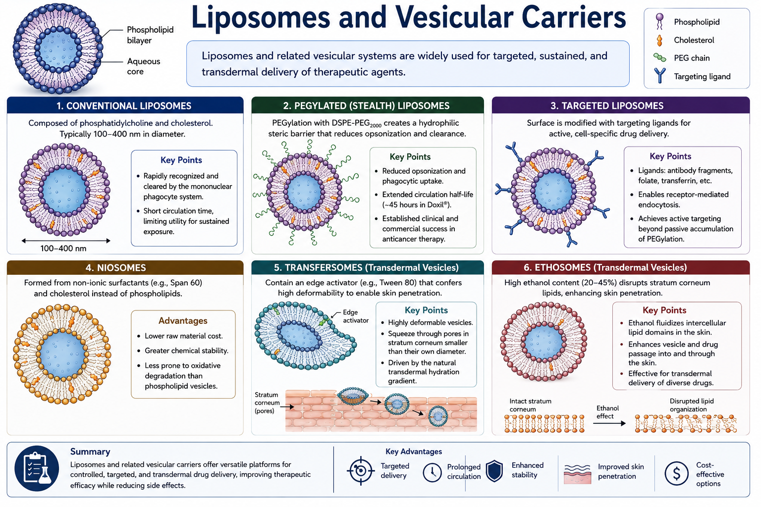 Liposomes and Vesicular Carriers